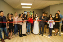 Grand opening ribbon cutting